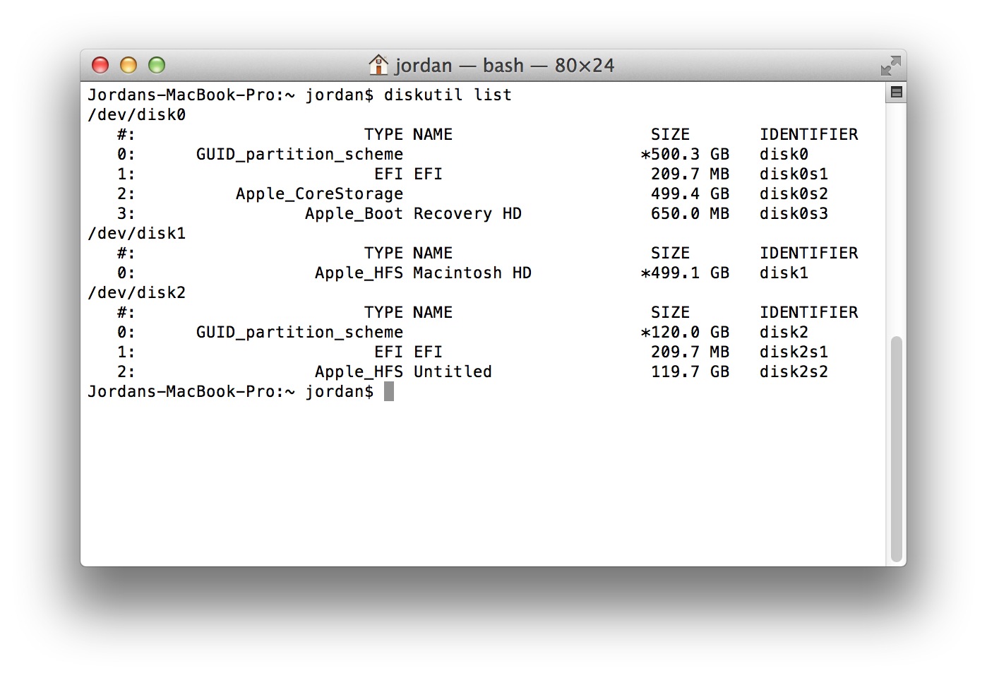 format my internal hard drive for mac os x?