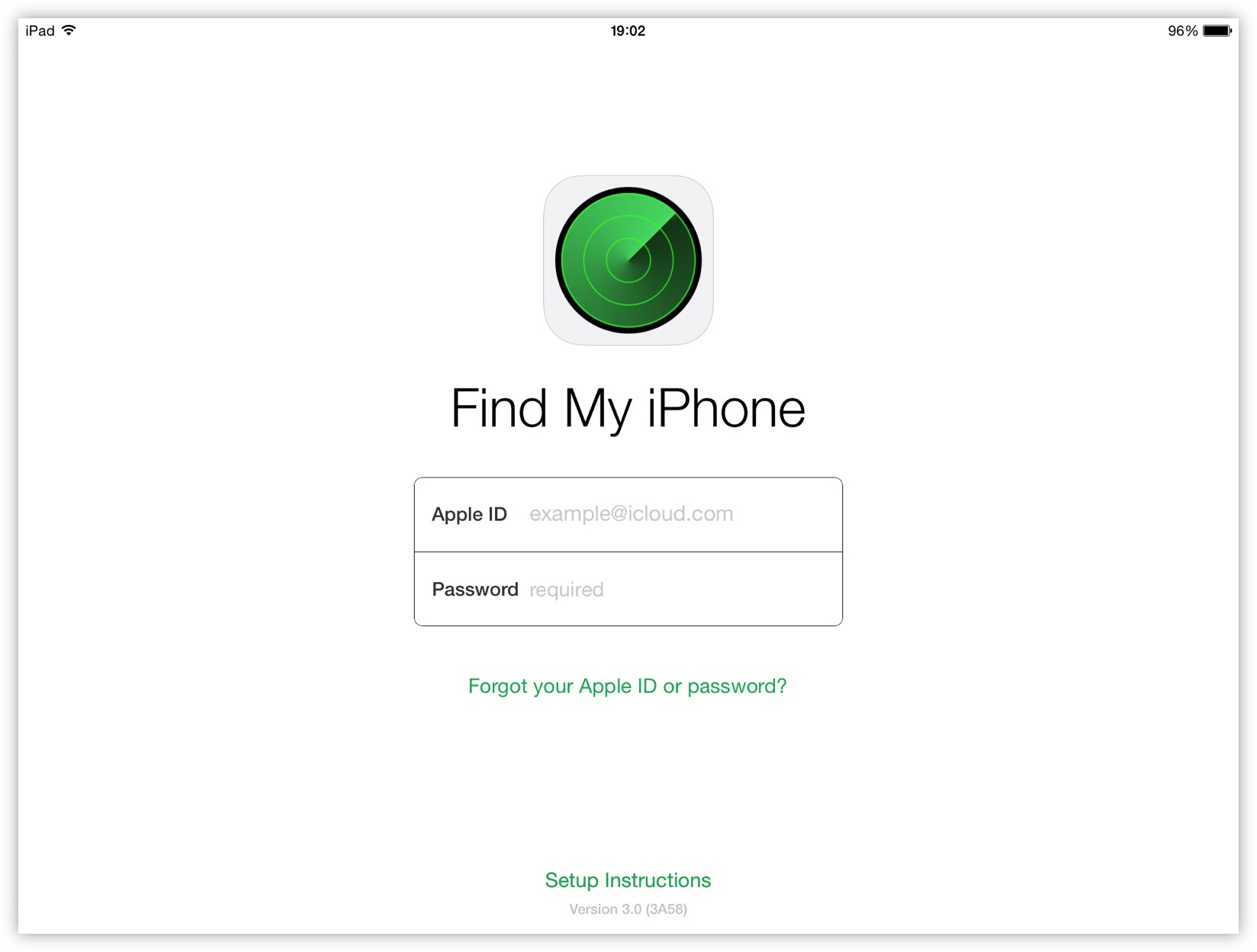 find my iphone no location found