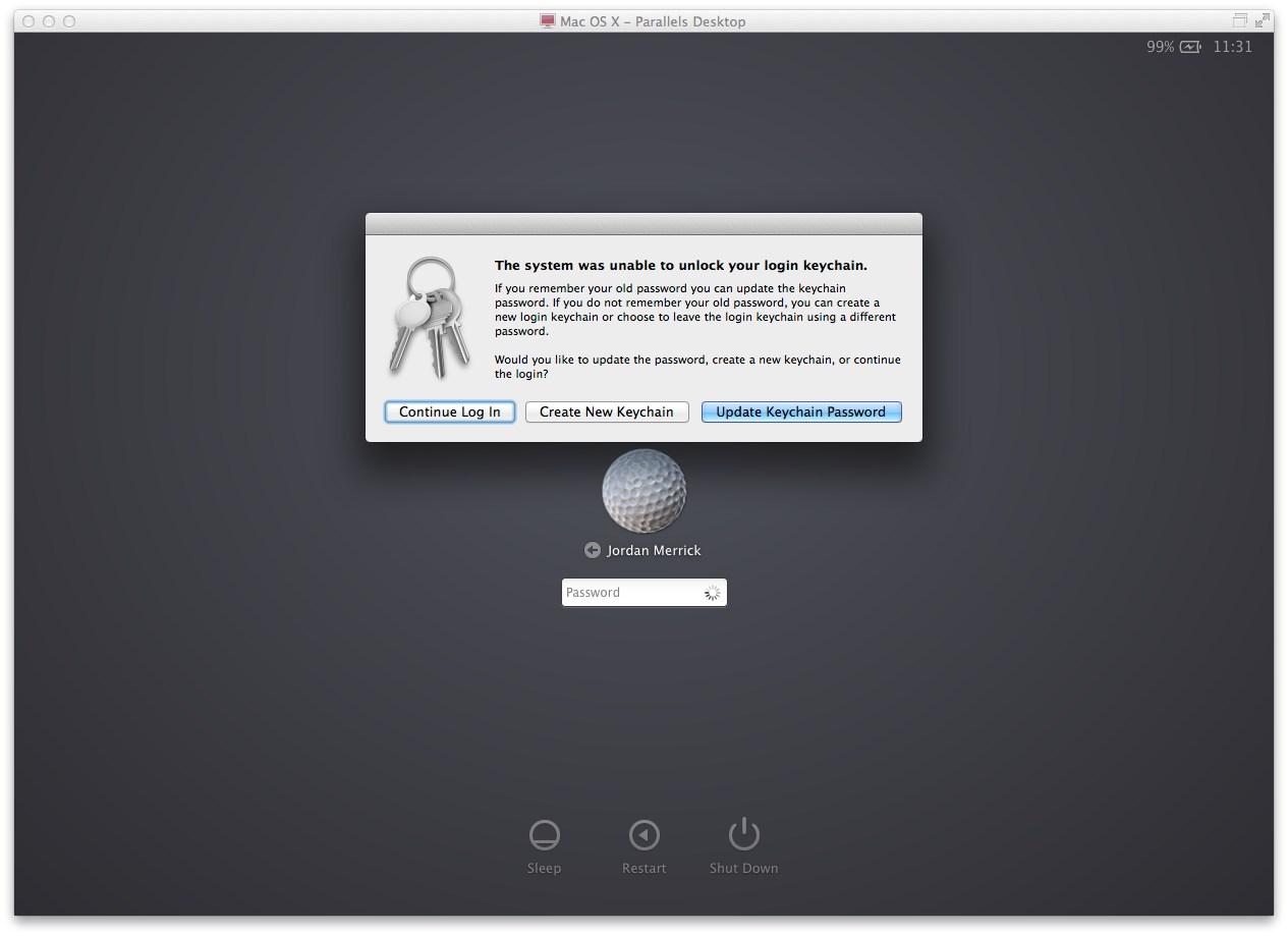 make a new user for mac os x